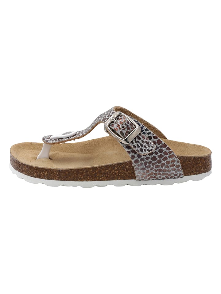 billowy Japonki w kolorze srebrno-brązowym rozmiar: 39