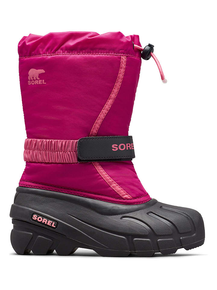 Sorel Botki zimowe "Flurry" w kolorze różowym rozmiar: 35
