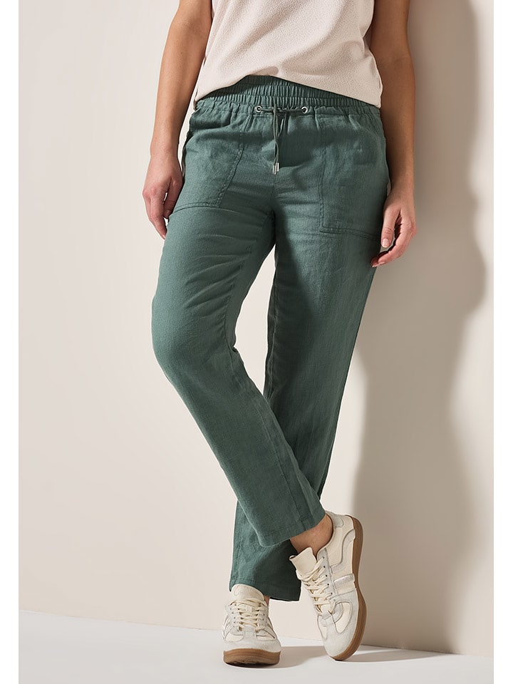 Cecil Spodnie w kolorze zielonym rozmiar: XL/L28