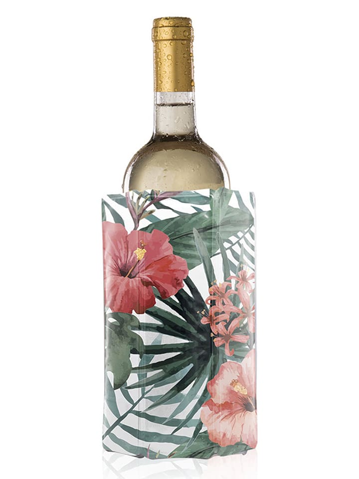 Vacu Vin Schładzacz w kolorze biało-zielono-różowym do wina - wys. 17,6 x Ø 9,5 cm rozmiar: onesize