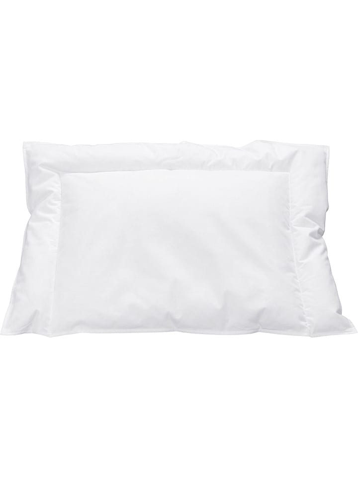 Böhmerwald Puchowa płaska poduszka dziecięca w kolorze białym rozmiar: 35x40 cm