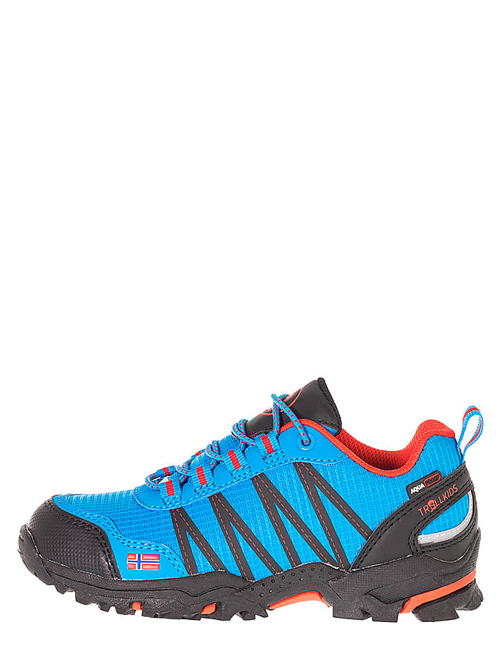 Trollkids Buty trekkingowe "Trolltunga Hiker Low" w kolorze niebieskim rozmiar: 32