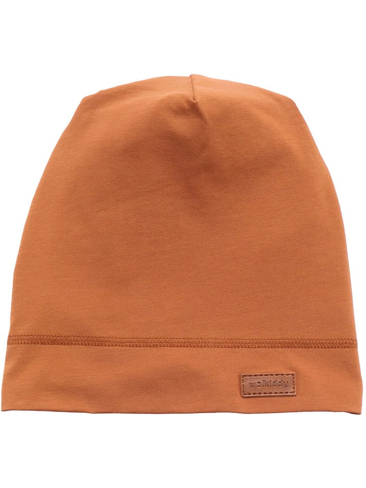 Walkiddy Czapka beanie w kolorze brązowym rozmiar: 47-49 cm
