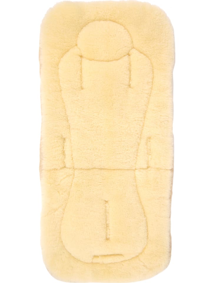 Kaiser Naturfellprodukte Nakładka wełniana w kolorze beżowym - 77 x 36 cm rozmiar: onesize