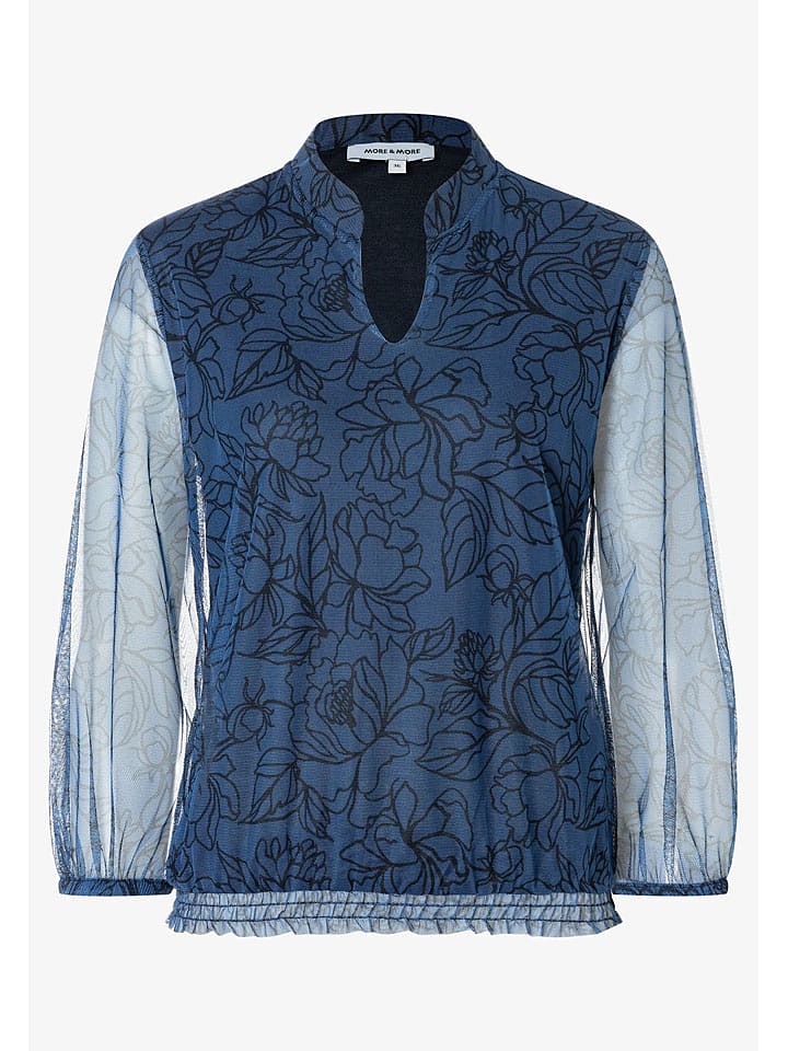 More & More Bluzka w kolorze granatowo-czarnym rozmiar: 38