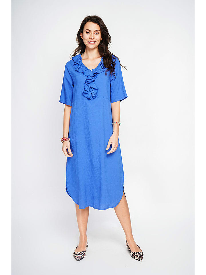 Le Jardin du Lin Sukienka w kolorze niebieskim rozmiar: 42