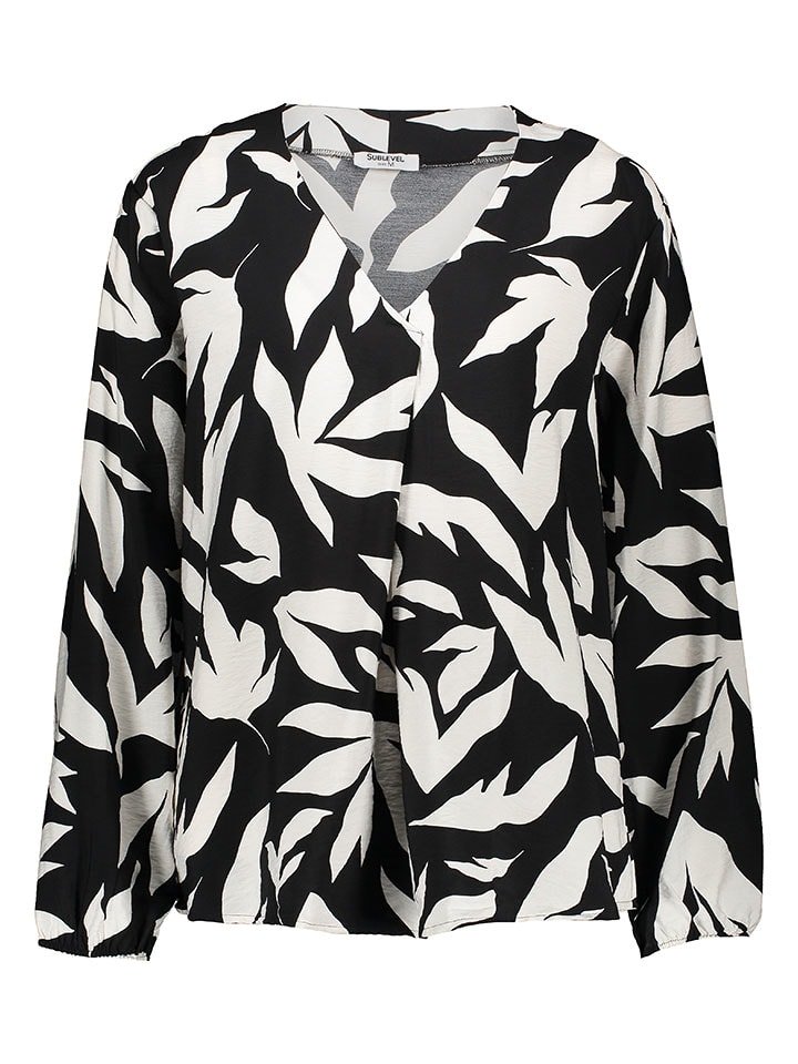 Sublevel Bluzka w kolorze czarno-białym rozmiar: S
