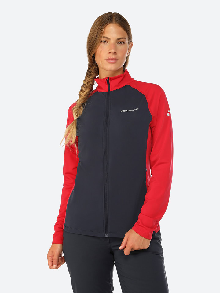 Fischer Kurtka funkcyjna "El Flex" w kolorze czerwono-granatowym rozmiar: L