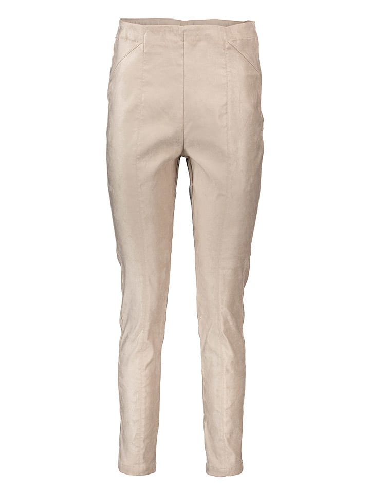 Blue Fire Spodnie w kolorze kremowym rozmiar: W30/L28