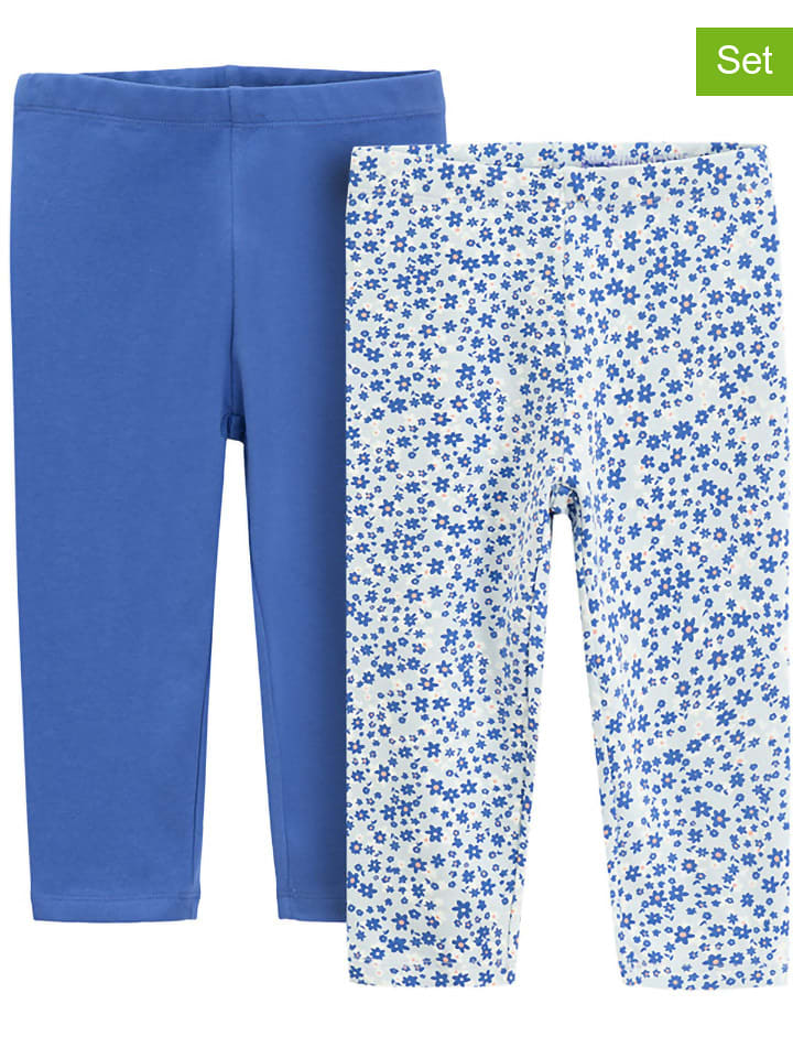 COOL CLUB Legginsy (2 pary) w kolorze niebieskim rozmiar: 116
