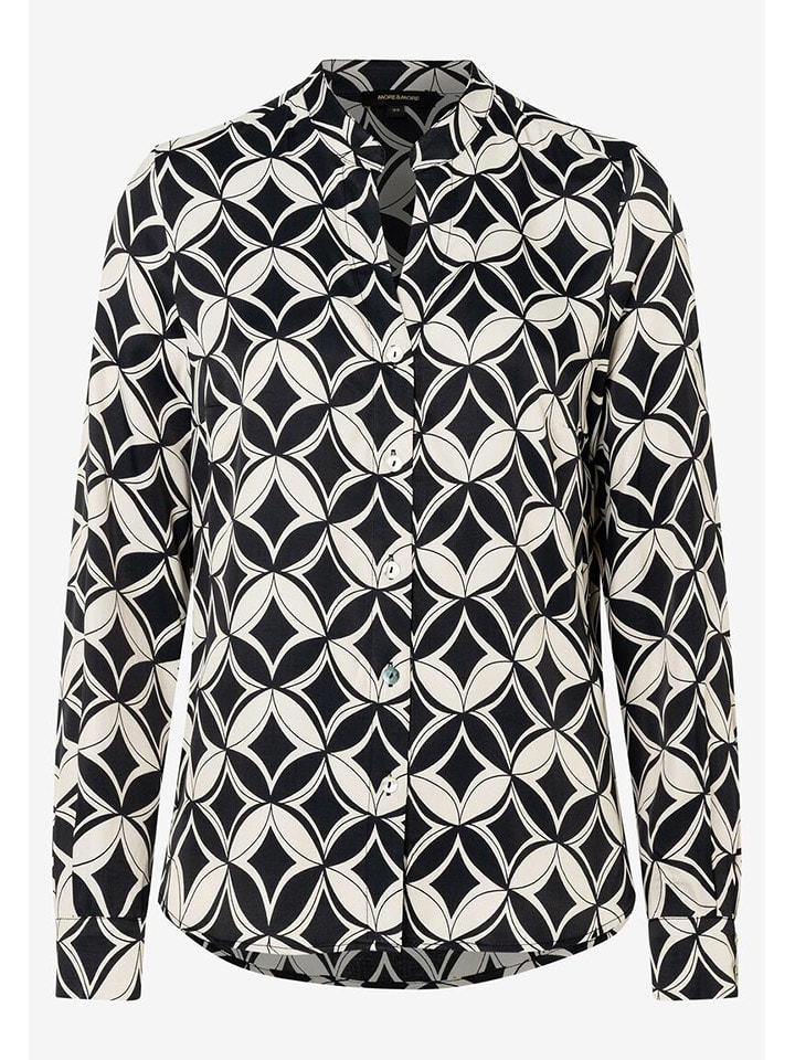 More & More Bluzka w kolorze czarno-białym rozmiar: 44