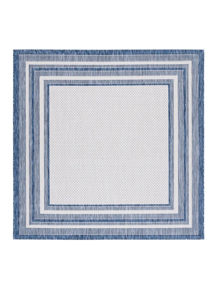 Safavieh Dywan "Courtryard" w kolorze niebieskim rozmiar: 160x160 cm