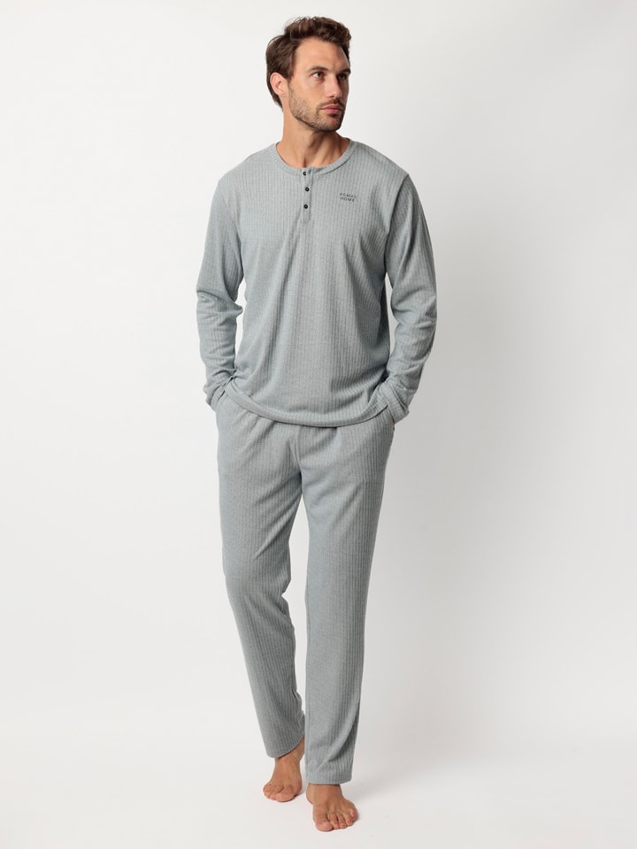 admas Piżama "Admas home" w kolorze szarym rozmiar: XL