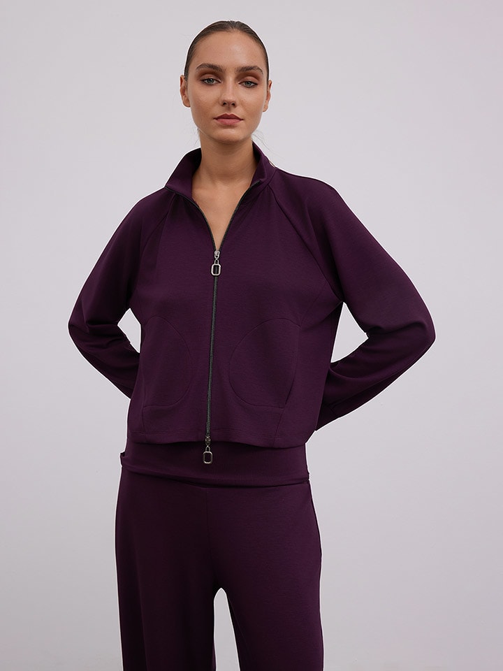 BGN Bluza w kolorze fioletowym rozmiar: 34