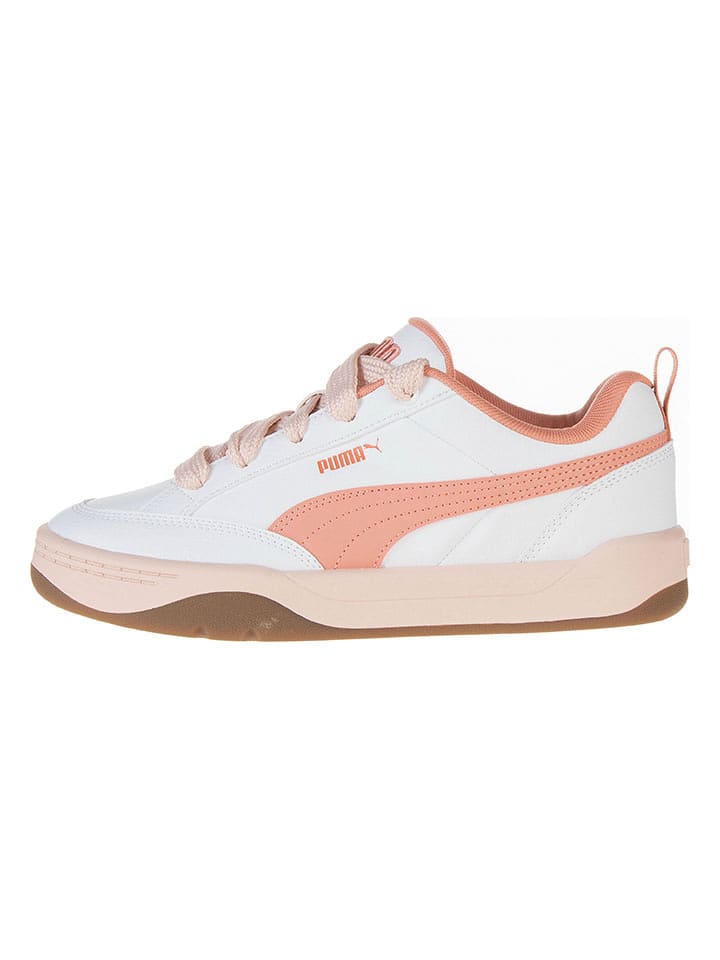 Puma Sneakersy "Park Lifestyle" w kolorze biało-pomarańczowym rozmiar: 38,5