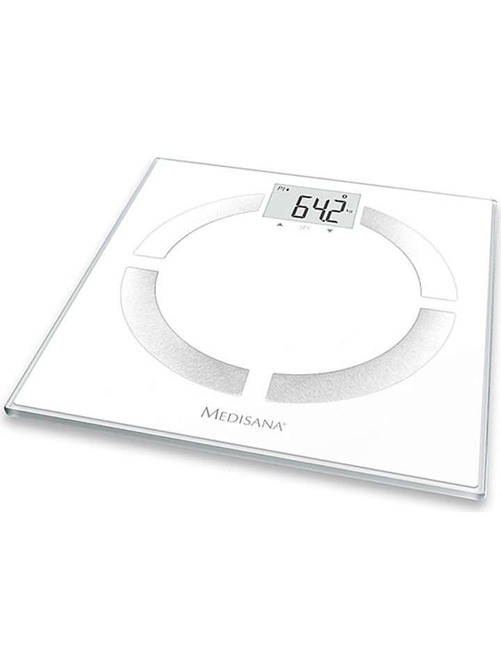 Medisana Waga w kolorze białym z funkcją pomiaru składu ciała rozmiar: onesize