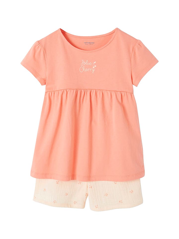 vertbaudet Piżama w kolorze jasnoróżowym rozmiar: 128