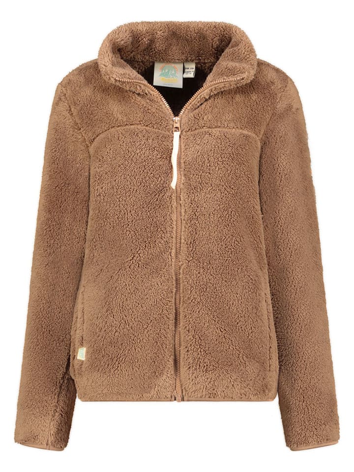 Geographical Norway Kurtka polarowa "Upaz" w kolorze jasnobrązowym rozmiar: S