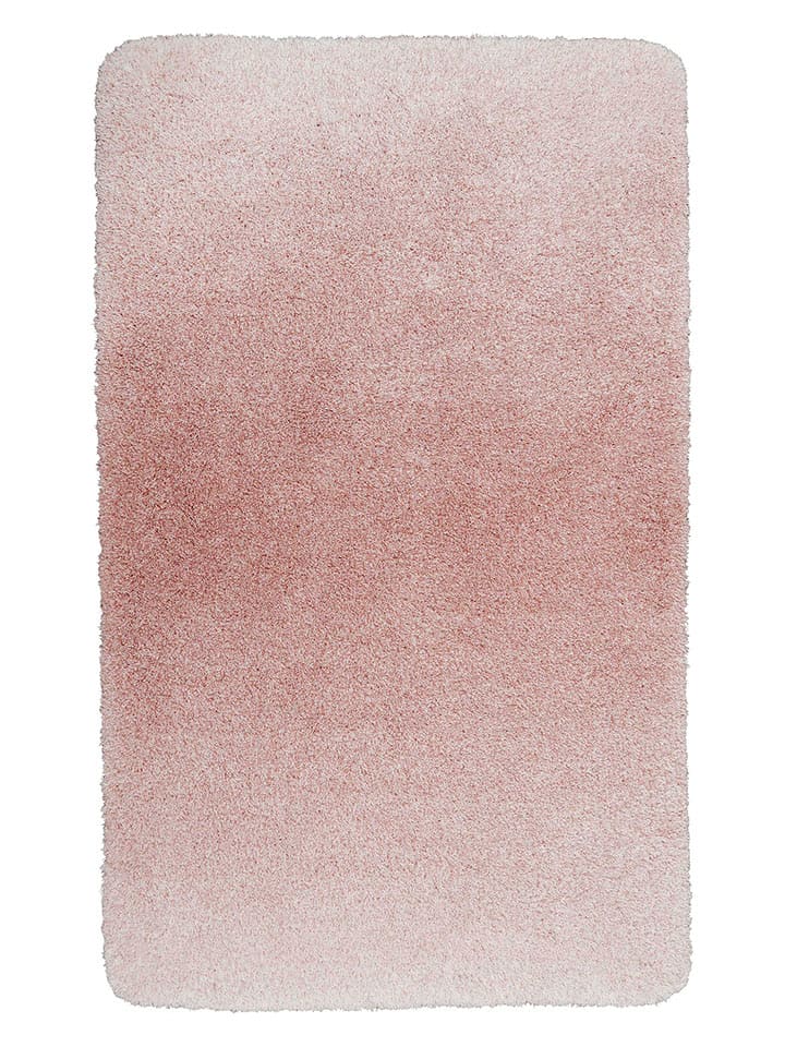 Wecon Home Dywanik łazienkowy "Luuk" w kolorze jasnoróżowym rozmiar: 80x150 cm