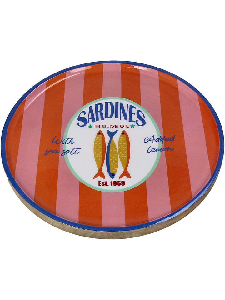 Kersten Podtalerz "Sardines" w kolorze jasnoróżowo-pomarańczowym - Ø 30 cm rozmiar: onesize