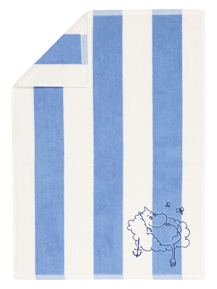 Moomin Ręcznik w kolorze biało-niebieskim - 70 x 50 cm rozmiar: onesize