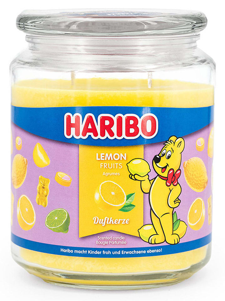 Haribo Świeca zapachowa "Haribo Lemon Fruits" - 510 g rozmiar: onesize