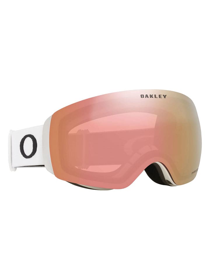 Oakley Gogle narciarskie "Flight Deck" w kolorze biało-jasnoróżowym rozmiar: M