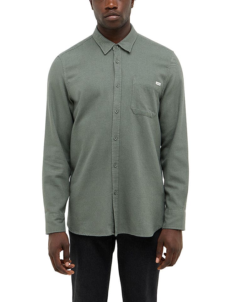 Mustang Koszula w kolorze zielonym rozmiar: S