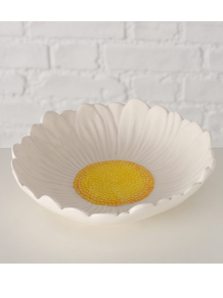 Boltze Miska "Daisy" w kolorze żółto-białym - Ø 18 cm rozmiar: onesize