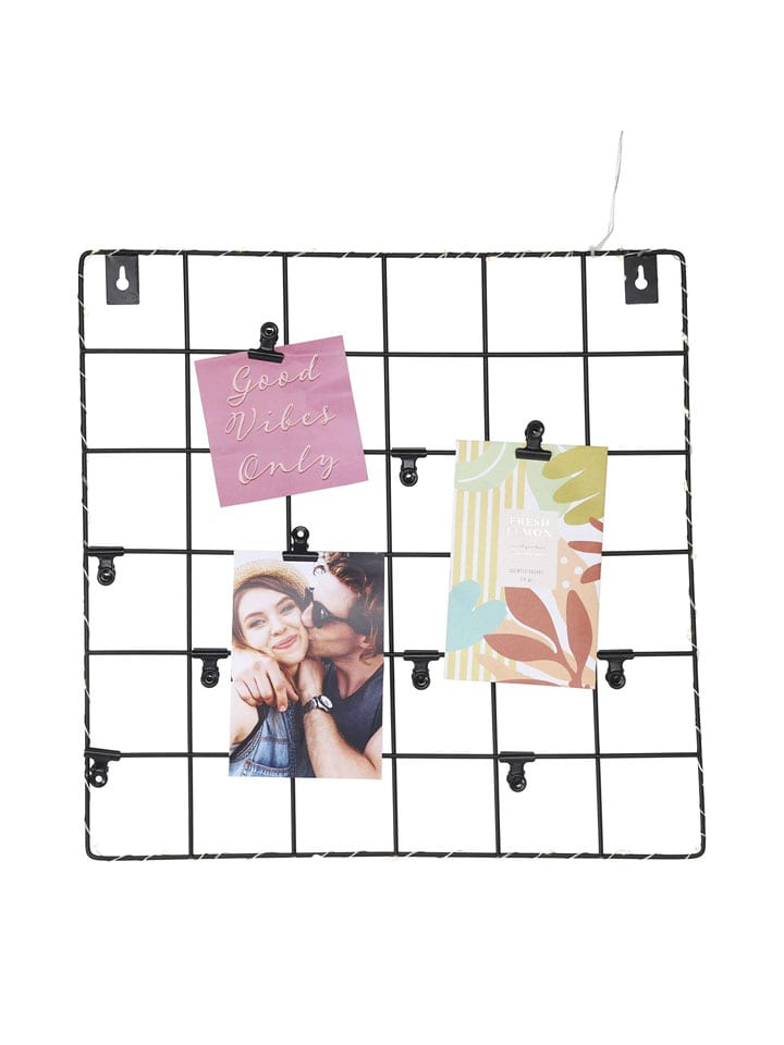 WellHome for Kids Tablica memo LED w kolorze czarnym - 36 x 36 cm rozmiar: onesize