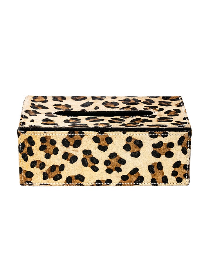 Mars & More Pudełko w kolorze jasnobrązowym na chusteczki - 25 x 14 x 9 cm rozmiar: onesize