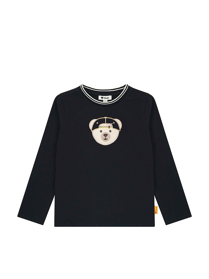 Steiff Koszulka w kolorze czarnym rozmiar: 122