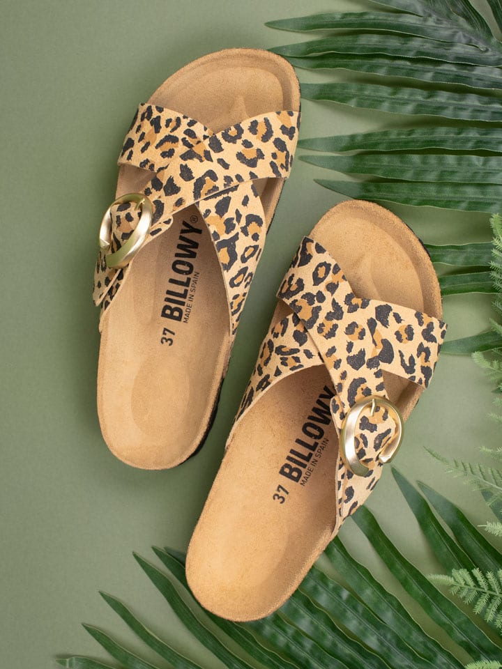 billowy Klapki w kolorze brązowo-beżowym rozmiar: 37