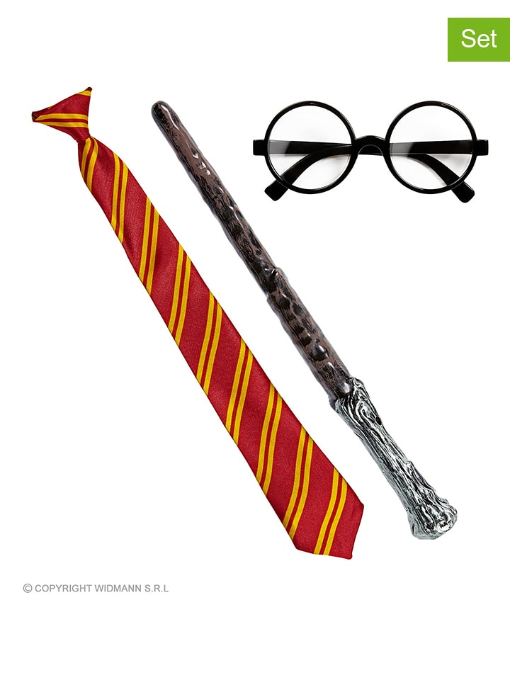 Carnival Party 3-częściowy zestaw w kolorze czarno-czerwonym rozmiar: onesize