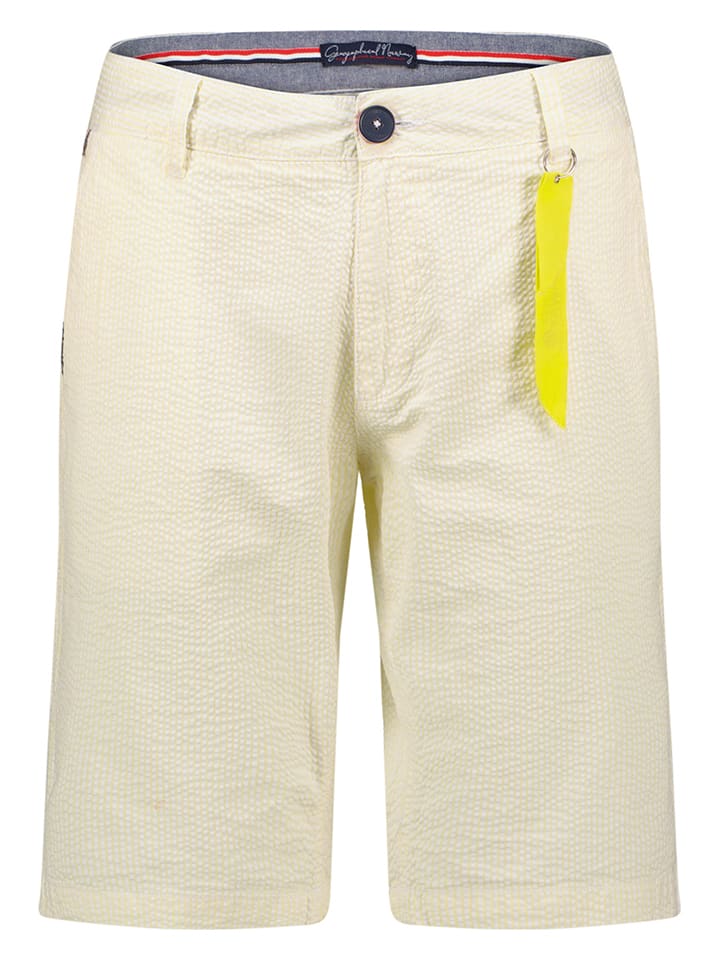 Geographical Norway Bermudy "Porto" w kolorze żółtym rozmiar: 3XL