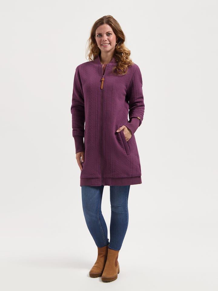 TRAVELIN' Bluza w kolorze fioletowym rozmiar: M