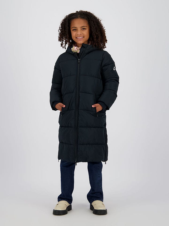 Vingino Płaszcz pikowany w kolorze czarnym rozmiar: 140