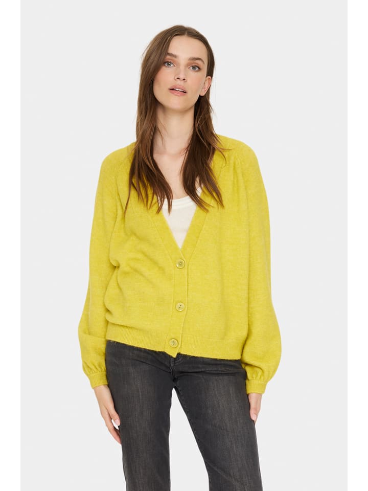 SAINT TROPEZ Kardigan "Saint Tropez" w kolorze zielonym rozmiar: S