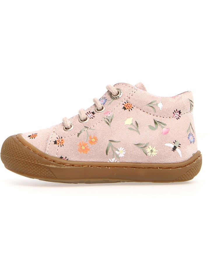 Naturino Skórzane buty "Cocoon" w kolorze jasnoróżowym do nauki chodzenia rozmiar: 20