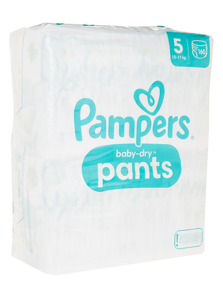 Pampers Pieluszki (160 szt.) "Baby Dry Pants" - rozmiar 5, 12-17 kg rozmiar: onesize