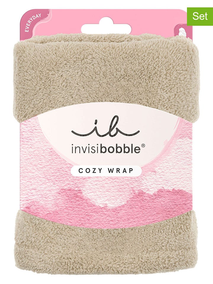 Invisibobble Ręczniki do włosów (2 szt.) w kolorze beżowym rozmiar: onesize