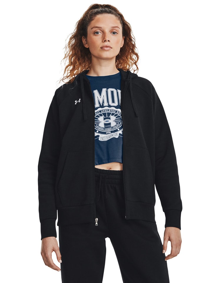 Under Armour Bluza "Rival" w kolorze czarnym rozmiar: L