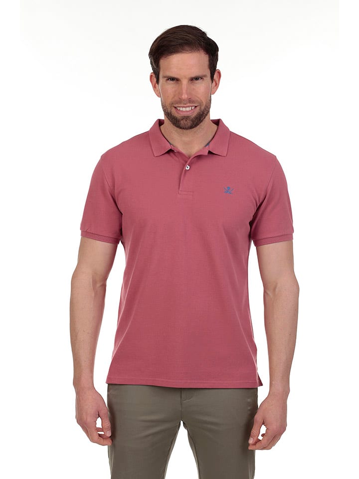 The Time of Bocha Koszulka polo w kolorze różowym rozmiar: M