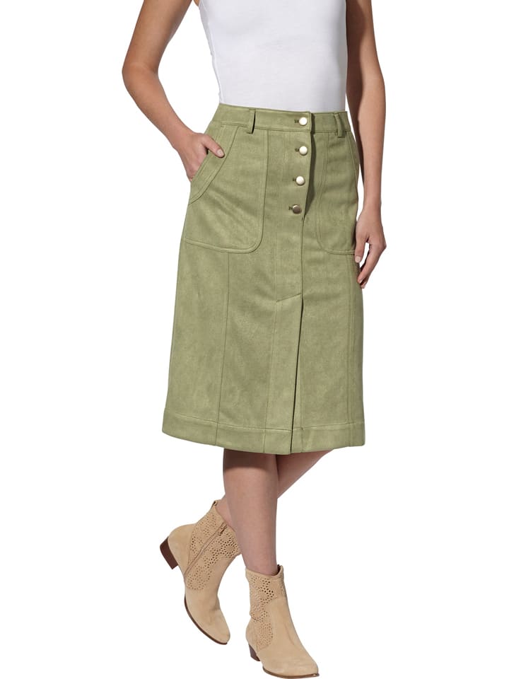 WITT WEIDEN Spódnica w kolorze zielonym rozmiar: 36