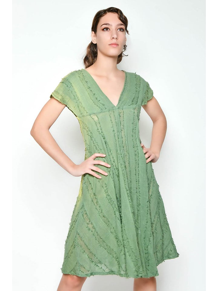 H.H.G. Sukienka w kolorze zielonym rozmiar: M