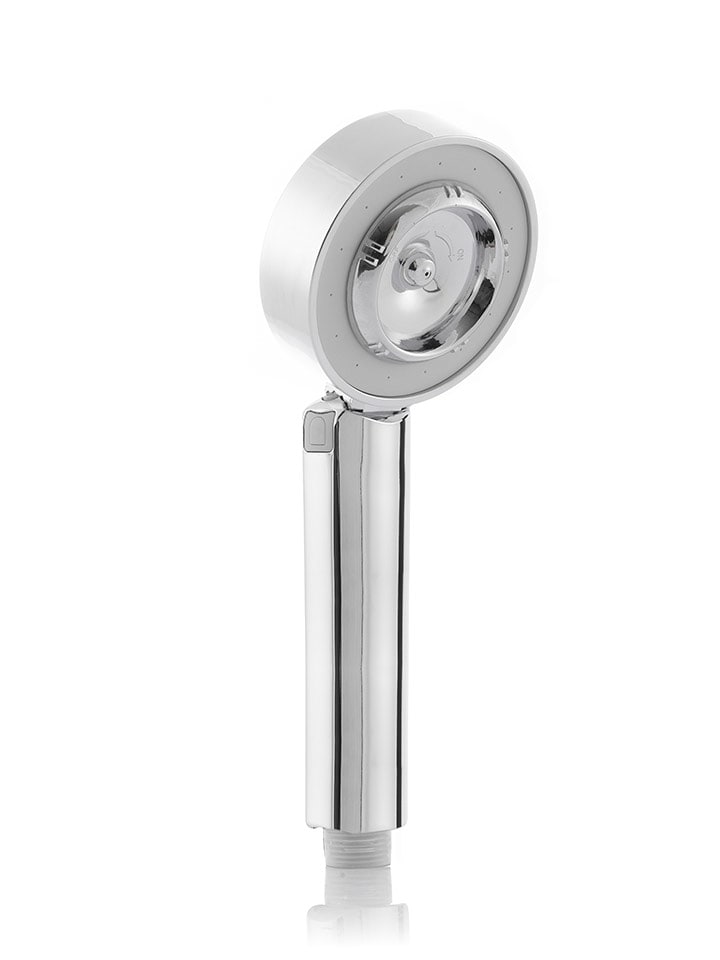 InnovaGoods Słuchawka prysznicowa 3w1 w kolorze srebrnym - wys. 24,5 x Ø 8,5 cm rozmiar: onesize