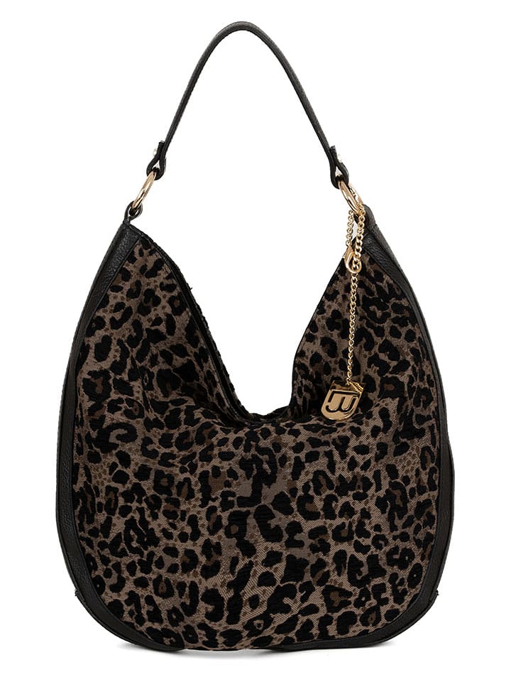 Lucca Baldi Skórzany shopper bag "Conegliano" w kolorze czarnym - 49 x 33 x 6 cm rozmiar: onesize