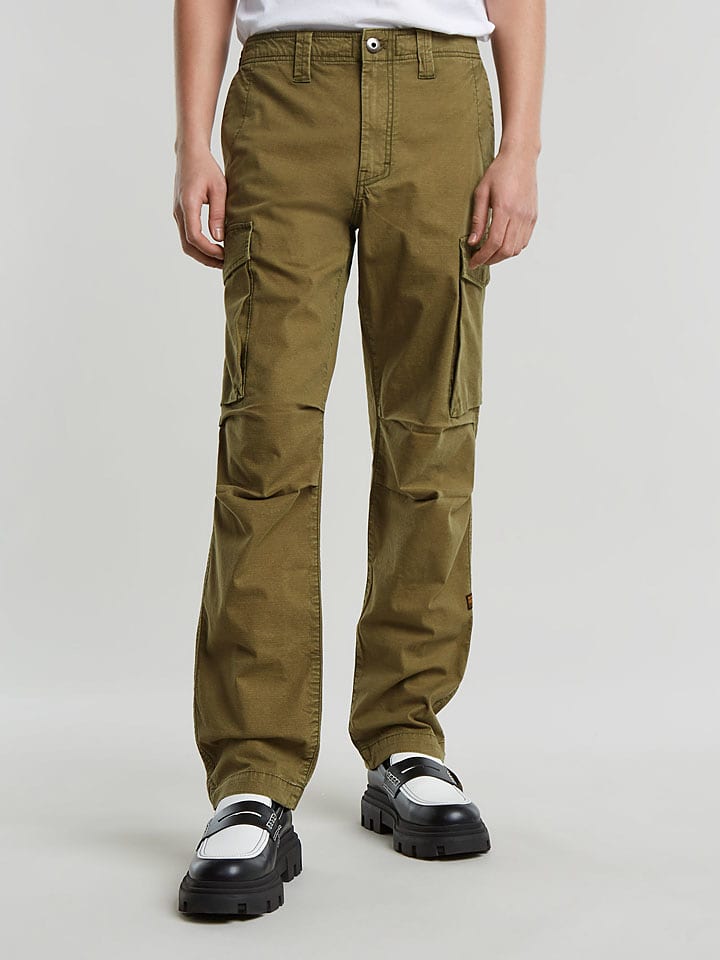 G-Star Bojówki - Regular fit - w kolorze khaki rozmiar: W28/L30