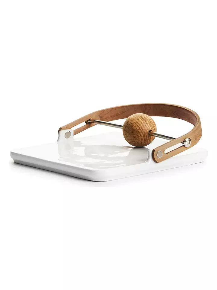 Sagaform Serwetnik w kolorze biało-jasnobrązowym - 19 x 15 cm rozmiar: onesize