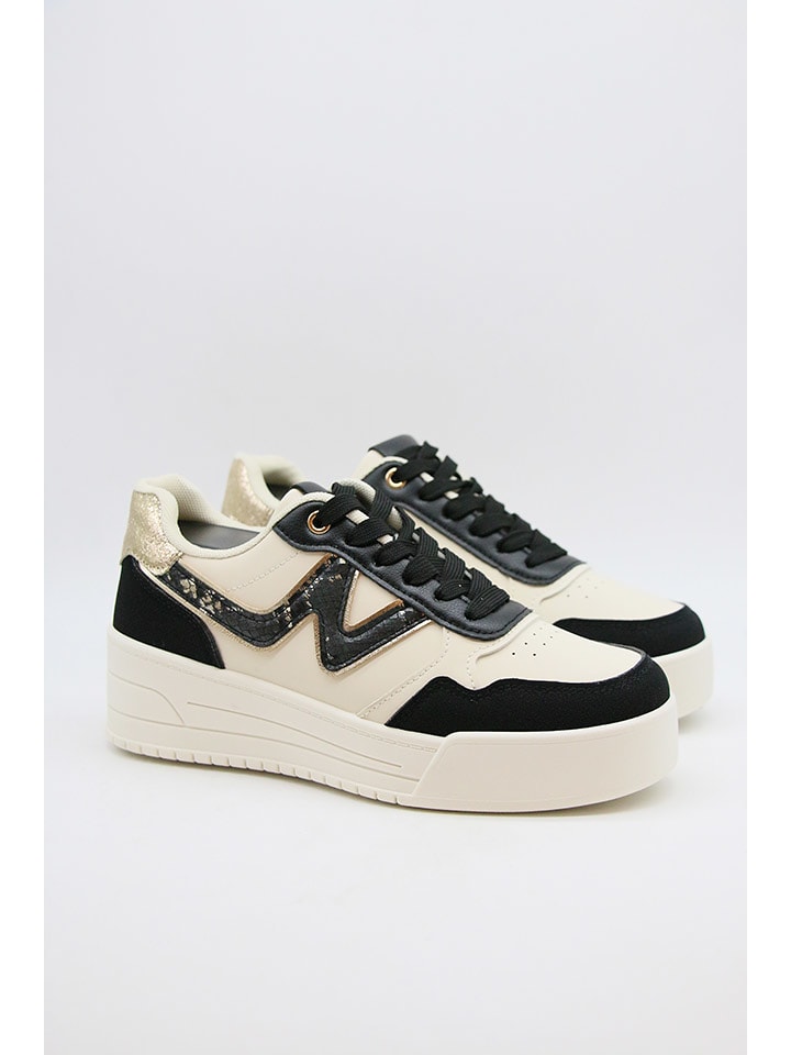 Bellucci Sneakersy w kolorze beżowo-czarnym rozmiar: 39